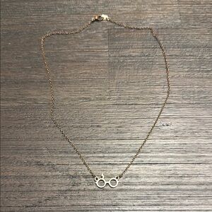 Gold Harry Potter necklace